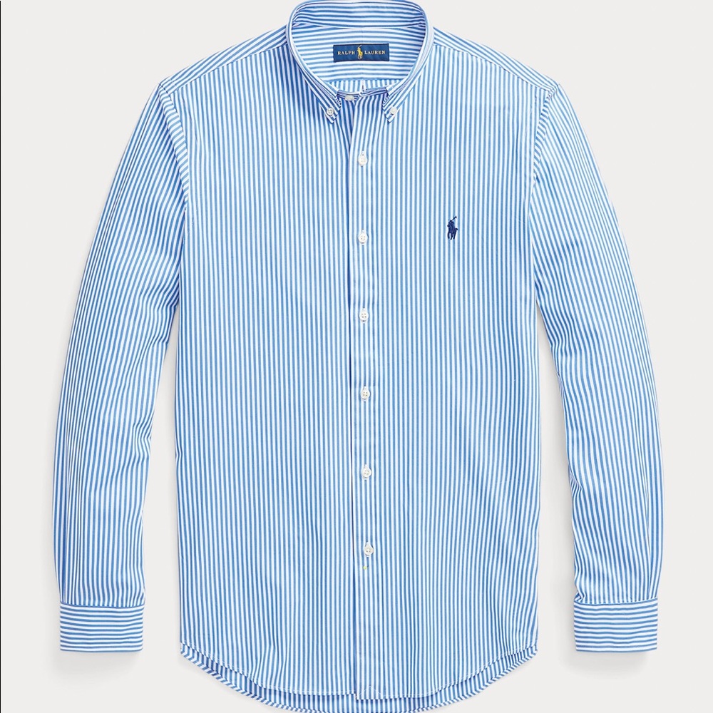 Like New! Polo Ralph Lauren Striped Stretch Shirt